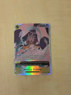 One Piece Card Game OP13-108 JEWELRY BONNEY SR FOIL ENG - Image 1