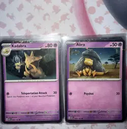Pokemon 151 Alakazam Ex Collection Box 3 Card Promo Set NM - Image 3
