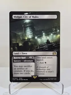 MTG Midgar, City of Mako (Borderless) Regular FINAL FANTASY - Image 1