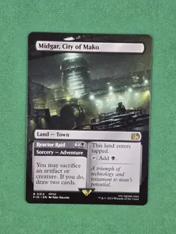 MTG Midgar, City of Mako (Borderless) Regular FINAL FANTASY - Image 3
