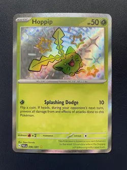 1x Hoppip - 096/091 - Baby Shiny - Paldean Fates - Pokemon Card - NM/M toploaded - Image 1
