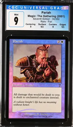 PARIAH 7th Edition Foil Rare CGC 9 Q++ MTG [Nostalgium] - Image 1