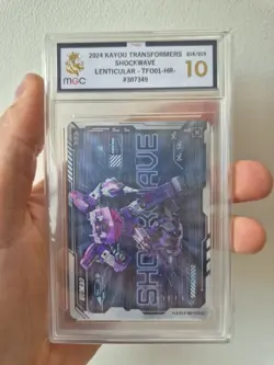 Shockwave Kayou Transformers One Card Lenticular Grade MGC 10 - Image 1