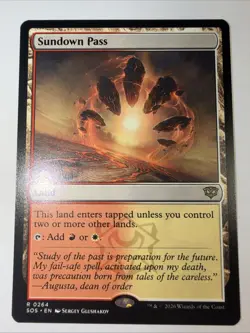 Sundown Pass - 264 - NM - Secrets of Strixhaven MTG - Image 1