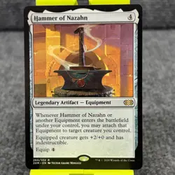 Hammer of Nazahn Magic Double Masters Raw Ungraded - Image 2
