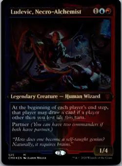 MTG SkeenAB Ludevic Necro-Alchemist ETCHED from CMR. NM. - Image 1