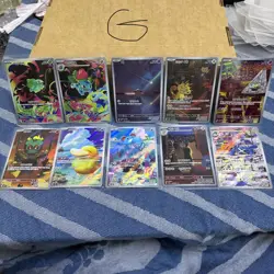Pokemon TCG Korean Full Art/AR SuperBundle X10 cards NM. Set G - Image 1