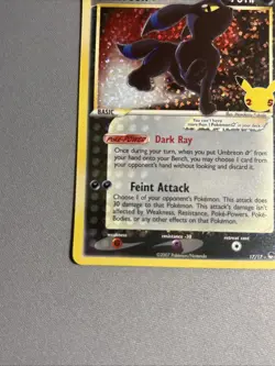 Umbreon Gold Star Celebrations Classic Collection NM Pokemon TCG - Image 5