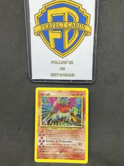 POKEMON NEO REVELATION UNLIMITED HO-OH HOLO 7/64 LP- ITA - Image 1