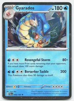 Gyarados Promo (Cosmo Holo) Paldea Evolved 043/193 NM/M Pokemon Holo - Image 1