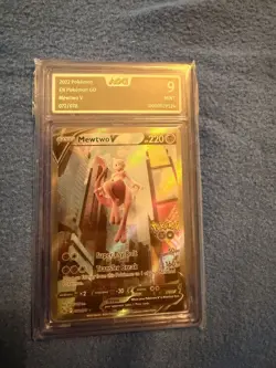 2022 Mewtwo V Special Art #72 Pokemon Go Ace Graded 9 Mint - Image 1