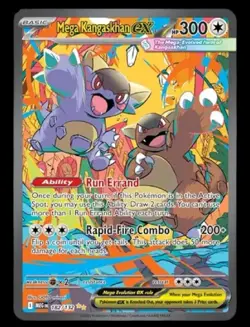 2025 Pokemon Mega Evolution #182/132 Mega Kangaskhan ex - Image 1