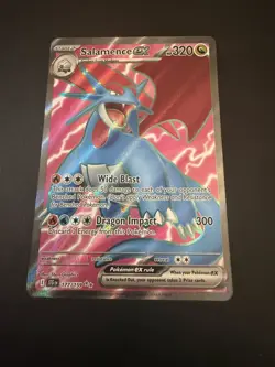 Pokemon TCG Salamence ex Journey Together AR 177/159 Mint - Image 1