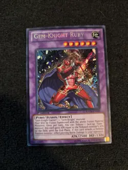Yu-Gi-Oh! - Hidden Arsenal 5: Steelswarm Invasion Gem-Knight Ruby HA05-EN019 - Image 1
