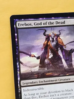 1x Erebos, God of the Dead, MP (see photos), THS, Magic: the Gathering, MtG - Image 4