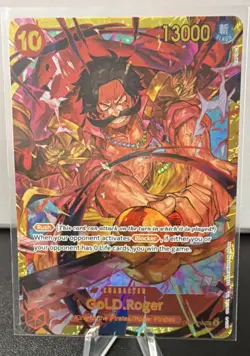 One Piece Gol.D.Roger OP09-118 Emperors in the New World SR Foil Alt Art English - Image 1