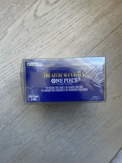 One Piece OP-14 Azure Sea's Seven English Booster Box Sealed + Protector - Image 2