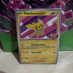 Pikachu Berkemeja Batik 190/SV-P Indonesia Journey - Pokemon Card - Sealed - Image 1