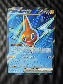 NM Rotom ex 111/094 Phantasmal Flames Ultra Rare Pokemon Card - Image 1