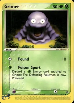 Grimer 57/97 - Pokemon Card - 2003 - NON-Holo - Image 1