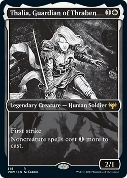 Magic MTG - Thalia, Guardian of Thraben - MINT/NMINT - EN - FOIL - Image 1
