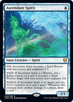 Magic MTG - Ascendant Spirit - Kaldheim - MINT/NMINT - EN - Image 1