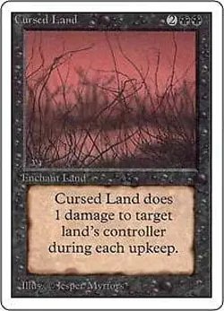 Magic MTG - Cursed Land - Unlimited - PLAYED - EN - Image 1