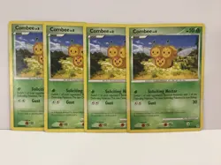4X LOT 2007 POKEMON COMBEE LV.8 79/130 COMMON FRESH FROM PACK NM - Image 1