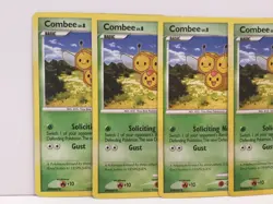 4X LOT 2007 POKEMON COMBEE LV.8 79/130 COMMON FRESH FROM PACK NM - Image 3