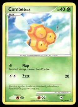 Pokemon Tcg Combee #99 Pokemon Supreme Victors MP - Image 1