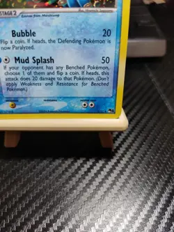 Swampert 5/17 Holo (Half Swirl) Pokemon POP Series 1 2004 LP - Image 4