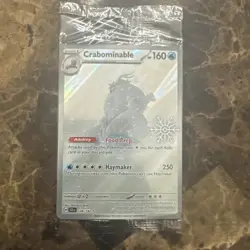 Pokemon TCG Crabominable Holo Card 149/142 Mint Condition Holiday Stamp - Image 1