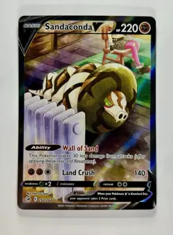 Sandaconda 2021 Pokemon SWSH Fusion Strike Alt Art #252/264 * Near Mint - Image 1