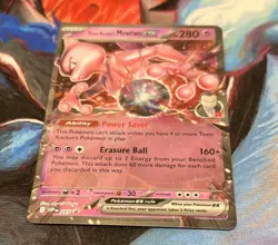 Pokemon TCG Team Rocket's Mewtwo EX SVP 205 - Image 1