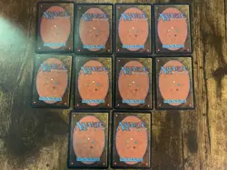 Island Beta 10x LEB Signed Mark Poole Lot Basic MTG Magic the Gathering - Image 2