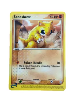 New: 2003 Pokemon TCG Sandshrew 75 Sandstorm Regular Common - Image 1