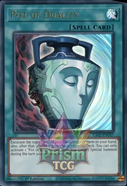 1st ed Pot of Duality ultra rare RA02-EN057 Yugioh - Image 1