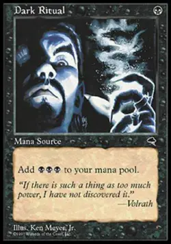 MTG English Dark Ritual NM Normal Tempest - Image 1
