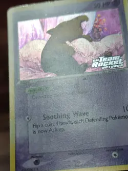 Drowzee 54/109 EX Team Rocket Returns Pokemon Card Reverse Holo Foil Rare MP - Image 3