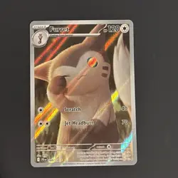 Furret Illustration Rare SV09: Journey Together 168/159 NM Pokemon Card - Image 2