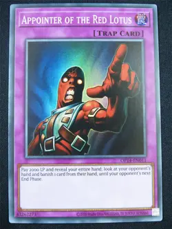 Appointer of the Red Lotus OP14 Super Rare - Yugioh Card #65 - Image 1