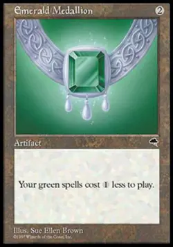 MTG English Emerald Medallion NM Normal Tempest - Image 1