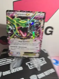 Pokemon Rayquaza EX XY66 XY Black Star Promo Holo DMG TCG Card - Image 1