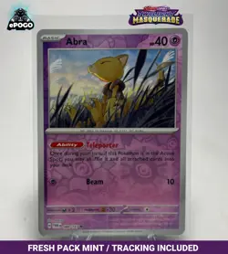 Abra 080/167 Reverse Holo Pokemon TCG: Twilight Masquerade MINT SHIPS TODAY! - Image 1