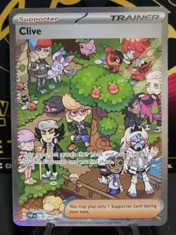 Pokemon Clive Full Art Special Illustration Rare S&V: Paldean Fates 236/091 - Image 1