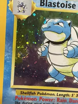 Pokemon Tcg Base Set Two Blastoise Holo With Nice Swirl! (MP See Pics) - Image 2