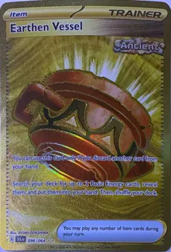 Earthen Vessel 096/064 Hyper Rare Shrouded Fable Pokemon - Image 1