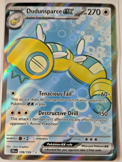 Dudunsparce ex 178/159 Sv09: Journey Together Holo Pokemon TCG - Image 1