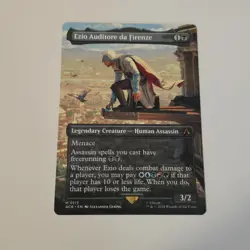 Ezio Auditore da Firenze / Borderless MTG Assassin's Creed Mythic 0113 NON FOIL - Image 1