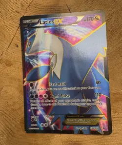 Pokemon TCG Latios EX Roaring Skies 101/108 Full Art Holo NM/LP Condition - Image 1